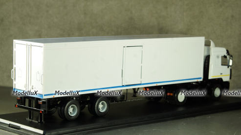 МАЗ-5440 с полуприцепом ОДАЗ-9786, SSM7056, 1:43