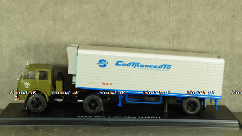МАЗ-504 с полуприцепом Alka N12CH Sovtransavto, SSM7065, SSM 1:43