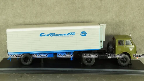 МАЗ-504 с полуприцепом Alka N12CH Sovtransavto, SSM7065, SSM 1:43