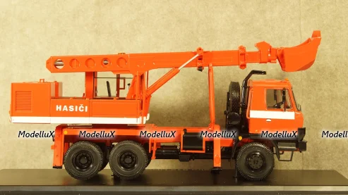 Экскаватор-планировщик UDS-114A (на шасси Tatra-815) пожарный, SSM1421, SSM 1:43