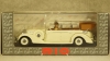 Mercedes 770K Cabriolet 1938 With Figures Eva Braun (Hitler's wife) and SS Military Guard, 4490/P, RIO 1:43