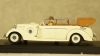 Mercedes 770K Cabriolet 1938 With Figures Eva Braun (Hitler's wife) and SS Military Guard, 4490/P, RIO 1:43