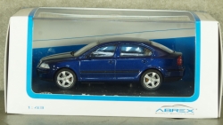Skoda Octavia, metallic-blue, 143AB-001K, Abrex 1:43