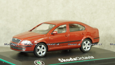 Skoda Octavia, metallic-red, 143AB-001J, Abrex 1:43