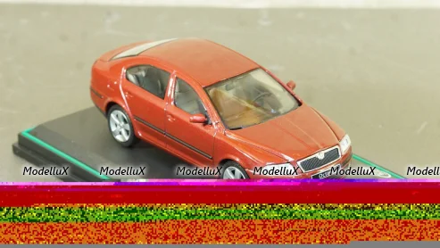 Skoda Octavia, metallic-red, 143AB-001J, Abrex 1:43
