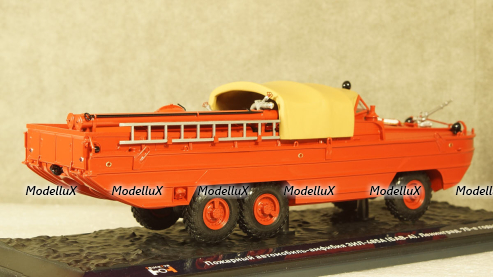 Зил-485А (БАВ-А) Пожарный автомобиль-амфибия. Ленинград, 70-е годы, TruckTyr 1:43