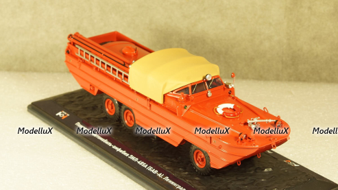 Зил-485А (БАВ-А) Пожарный автомобиль-амфибия. Ленинград, 70-е годы, TruckTyr 1:43