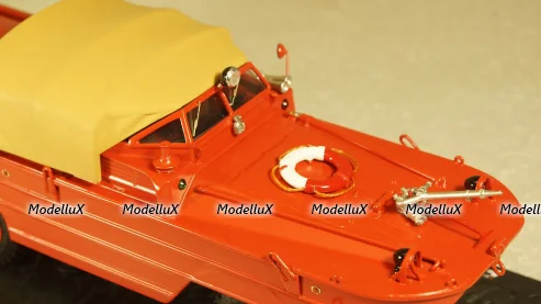 Зил-485А (БАВ-А) Пожарный автомобиль-амфибия. Ленинград, 70-е годы, TruckTyr 1:43