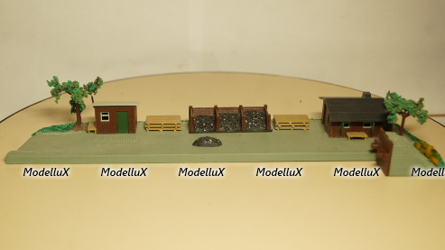Тупик - рампа, VERO масштаб HO 1:87