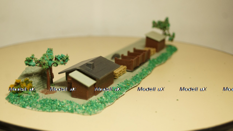 Тупик - рампа, VERO масштаб HO 1:87