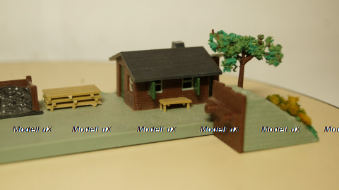 Тупик - рампа, VERO масштаб HO 1:87