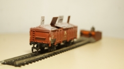 Вагон грузовой с люками Berliner-TT-Bahnen, масштаб TT 