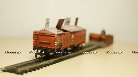 Вагон грузовой с люками Berliner-TT-Bahnen, масштаб TT 