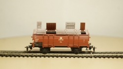 Вагон грузовой с люками Berliner-TT-Bahnen, масштаб TT 