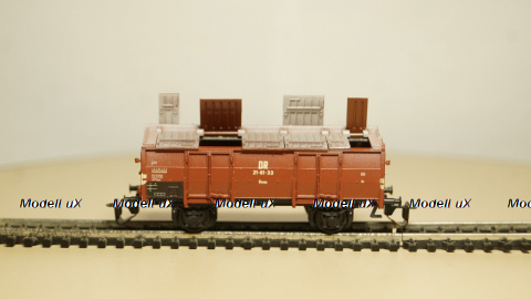 Вагон грузовой с люками Berliner-TT-Bahnen, масштаб TT 