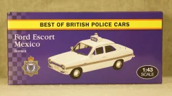 Ford Escort MK1 Mexico Sussex Police scale, Atlas 1:43
