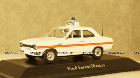 Ford Escort MK1 Mexico Sussex Police scale, Atlas 1:43