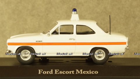 Ford Escort MK1 Mexico Sussex Police scale, Atlas 1:43