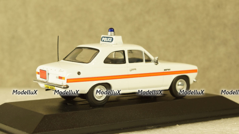 Ford Escort MK1 Mexico Sussex Police scale, Atlas 1:43