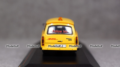 Trabant P601 Follow Me DHL HUB Leipzig 2001, IST190, IST 1:43