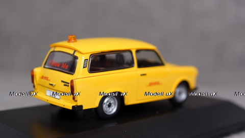 Trabant P601 Follow Me DHL HUB Leipzig 2001, IST190, IST 1:43