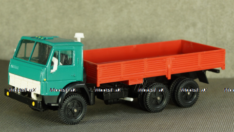 Камаз 5320, бортовой, зелено-красный, Арек 1:43