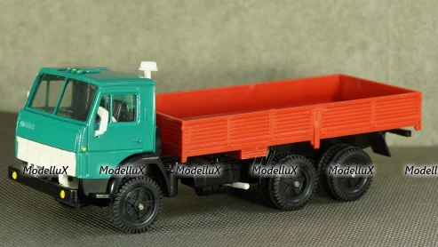 Камаз 5320, бортовой, зелено-красный, Арек 1:43