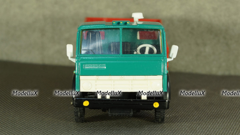 Камаз 5320, бортовой, зелено-красный, Арек 1:43
