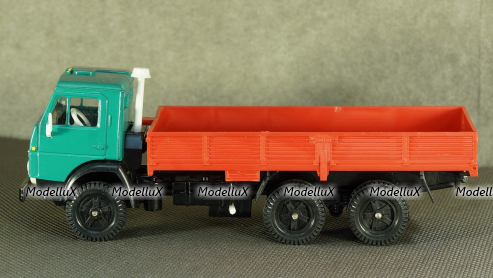 Камаз 5320, бортовой, зелено-красный, Арек 1:43