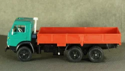 Камаз 5320, бортовой, зелено-красный, Арек 1:43