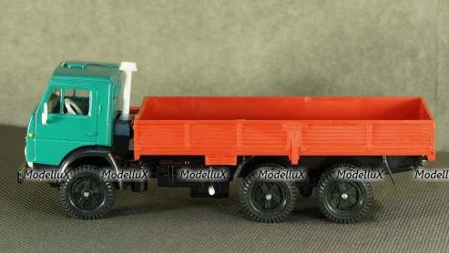 Камаз 5320, бортовой, зелено-красный, Арек 1:43