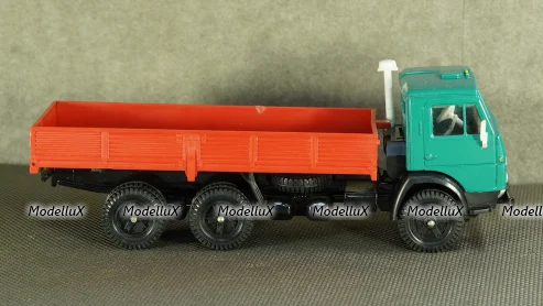 Камаз 5320, бортовой, зелено-красный, Арек 1:43
