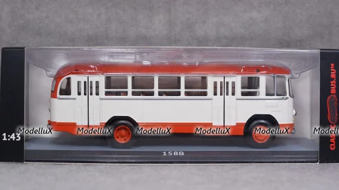 ЛИАЗ 158В красно-белый, Classicbus 04001D, 1:43 Уценка!