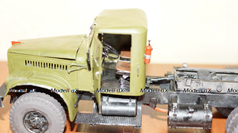 Краз 256 самосвал из картона, Modellux 1:25