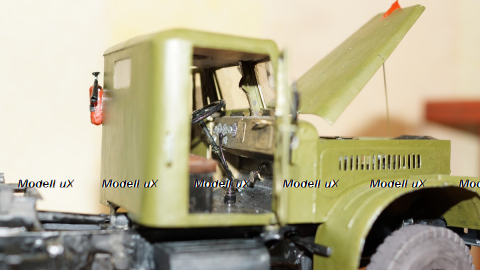 Краз 256 самосвал из картона, Modellux 1:25