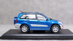 TOYOTA RAV4  5door 2001 light blue,Paudi 1:43