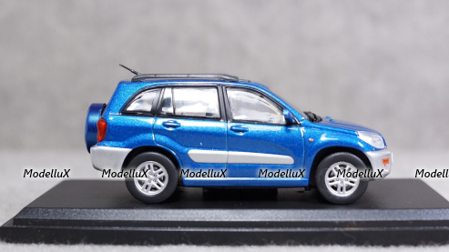 TOYOTA RAV4  5door 2001 light blue,Paudi 1:43