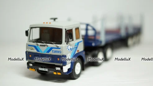 Маз 6422 с полуприцепом Маз 9398 сортиментовозом, TruckTyr 1:43