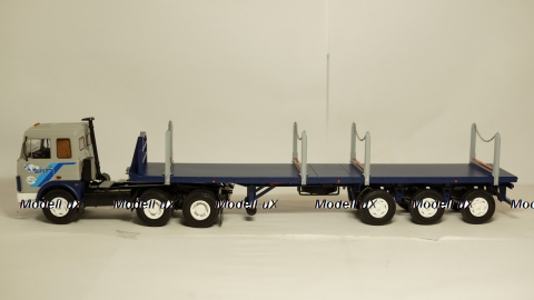 Маз 6422 с полуприцепом Маз 9398 сортиментовозом, TruckTyr 1:43