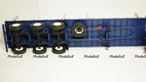 Маз 6422 с полуприцепом Маз 9398 сортиментовозом, TruckTyr 1:43