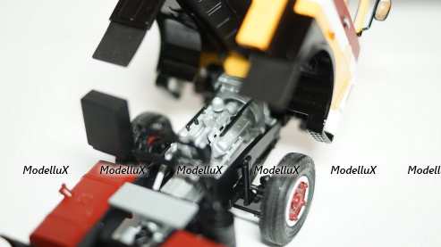 Маз 6422 с полуприцепом АМП-22,6 Молоковоз, TruckTyr 1:43