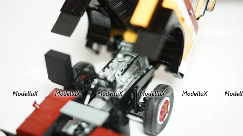 Маз 6422 с полуприцепом АМП-22,6 Молоковоз, TruckTyr 1:43