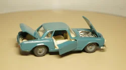 Mercedes 230SL, синий