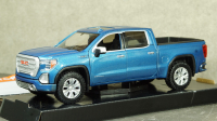GMC Sierra 1500 Denali Crew Cab metallic-blue, MOM79362BLUE, MotorMax 1:24