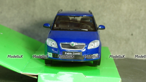 Skoda Fabia Combi II, WEL22519BLUE, Welly 1:24 