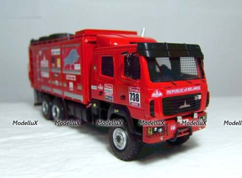 МАЗ 63028 RR Дакар №738 2016, АвтоБюро 1:43