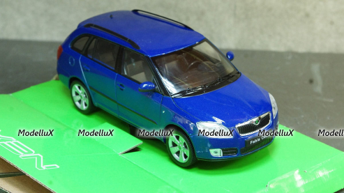 Skoda Fabia Combi II, WEL22519BLUE, Welly 1:24 