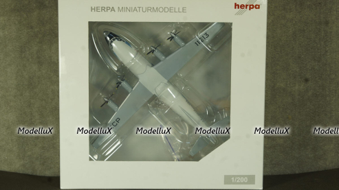 Ан-10А Antonov AN-10 Аэрофлот модель самолета, Herpa 1:200