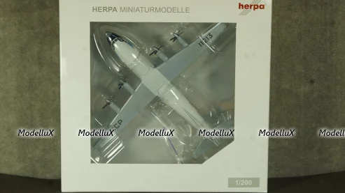 Ан-10А Antonov AN-10 Аэрофлот модель самолета, Herpa 1:200