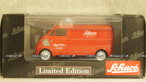 DKW Schnellaster Kasten Van Red, 02396, Schuco 1:43